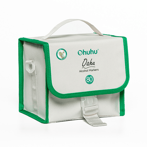 OHUHU 80 MARCADORES DE ALCOHOL + 1 BLENDER FINA Y BISELADA 