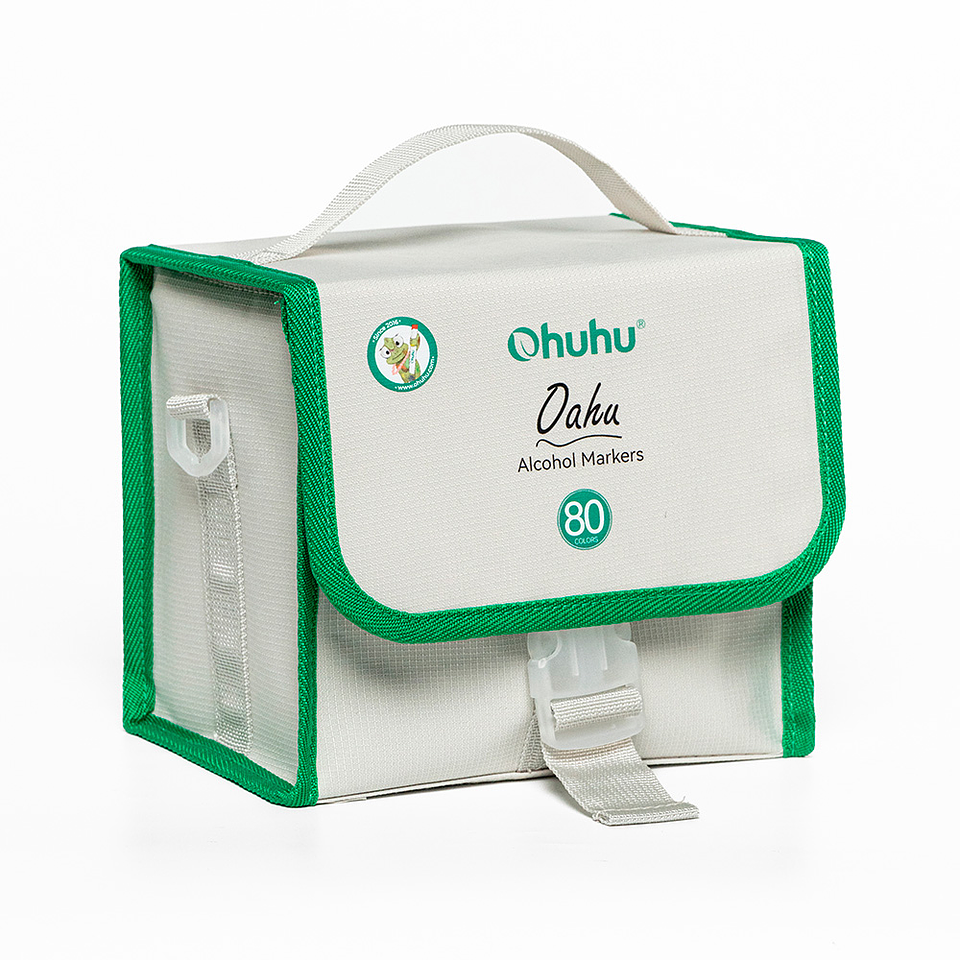 OHUHU 80 MARCADORES DE ALCOHOL + 1 BLENDER FINA Y BISELADA  1