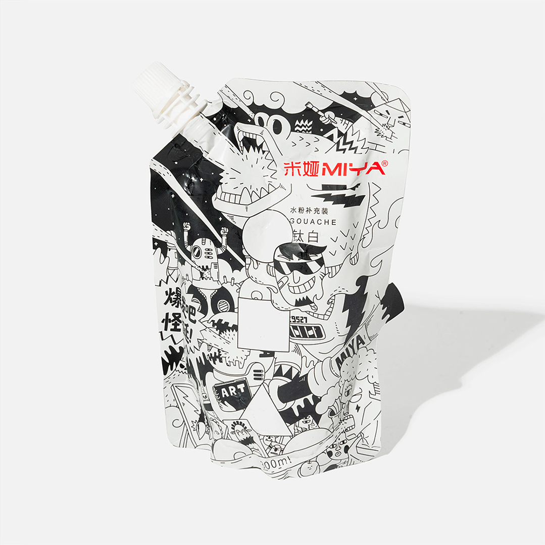 MIYA BOLSA DE TEMPERA GOUACHE BLANCO TITANIUM 300 ML  1