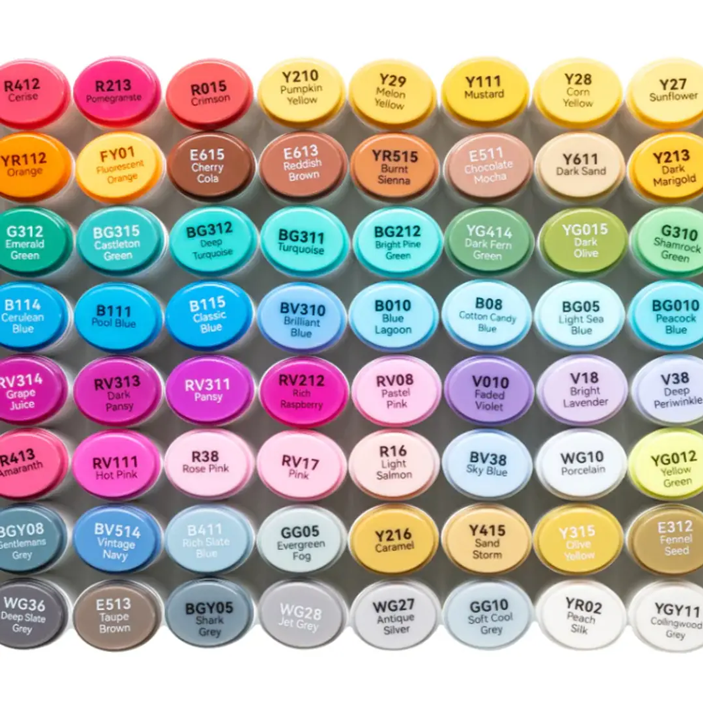 OHUHU 80 MARCADORES DE ALCOHOL + 1 BLENDER FINA & BISELADA  7