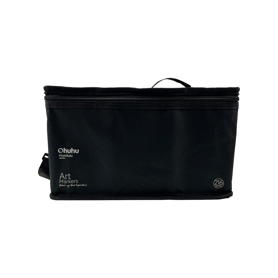 OHUHU 216 MARCADORES DE ALCOHOL + 1 BLENDER.  PINCEL & FINA  3