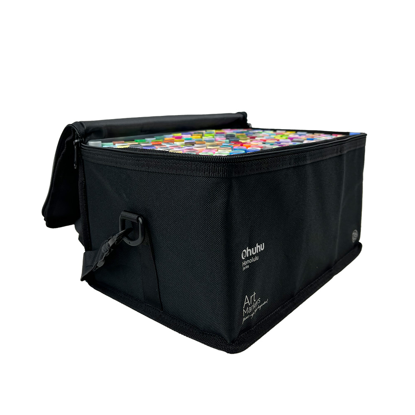 OHUHU 216 MARCADORES DE ALCOHOL + 1 BLENDER.  PINCEL & FINA  4