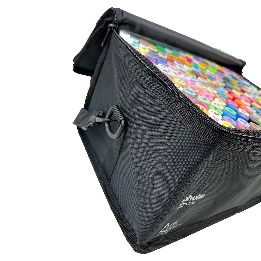 OHUHU 216 MARCADORES DE ALCOHOL + 1 BLENDER.  PINCEL & FINA  5