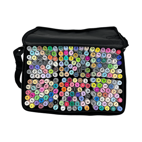 OHUHU 216 MARCADORES DE ALCOHOL + 1 BLENDER.  PINCEL & FINA 