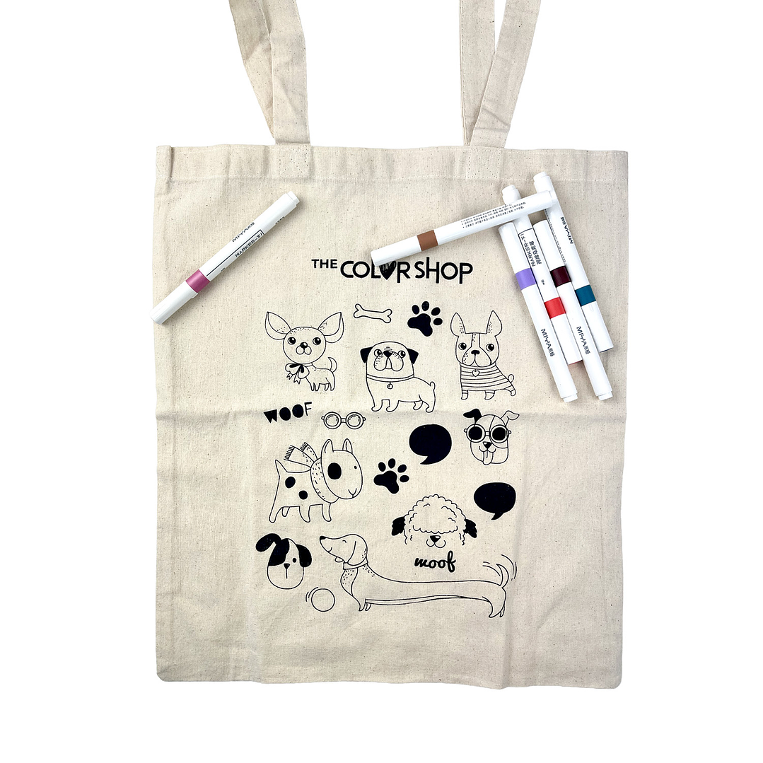 SET BOLSA DOG + 6 MARCADORES 1