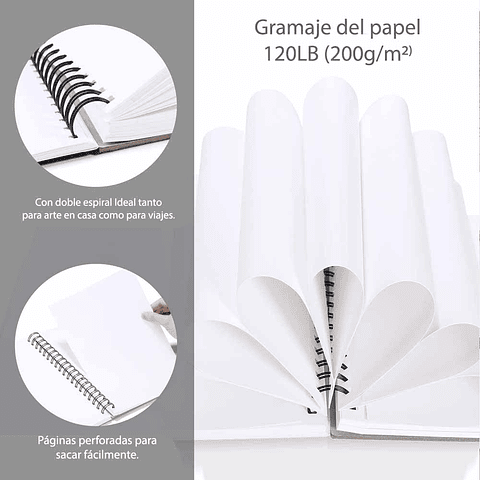 OHUHU BLOCK MIX MEDIA PAD PARA TÉCNICAS SECAS Y HÚMEDAS 