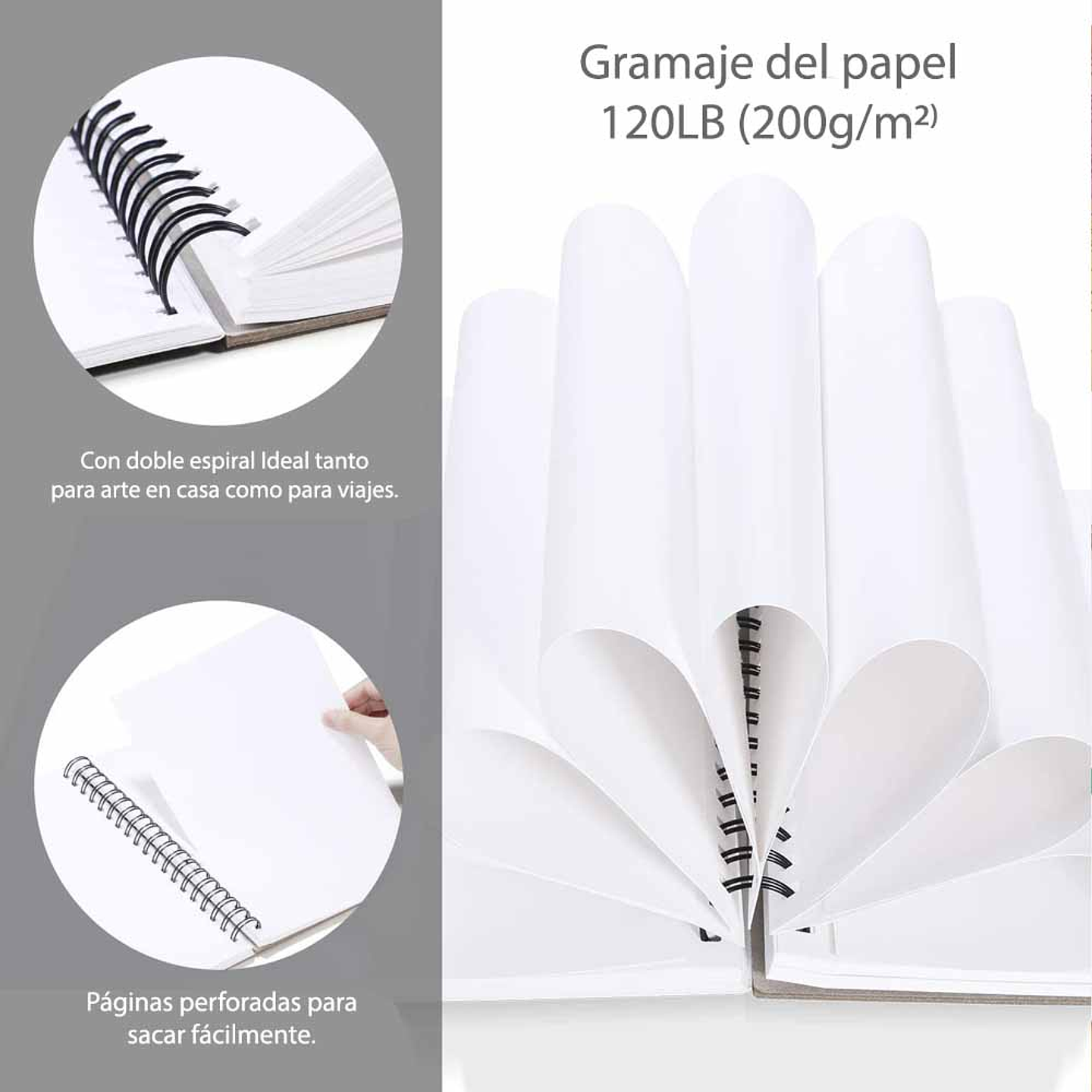 OHUHU BLOCK MIX MEDIA PAD PARA TÉCNICAS SECAS Y HÚMEDAS  2