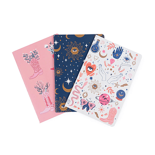 SET DE 3 LIBRETAS RODEO CÓSMICO 