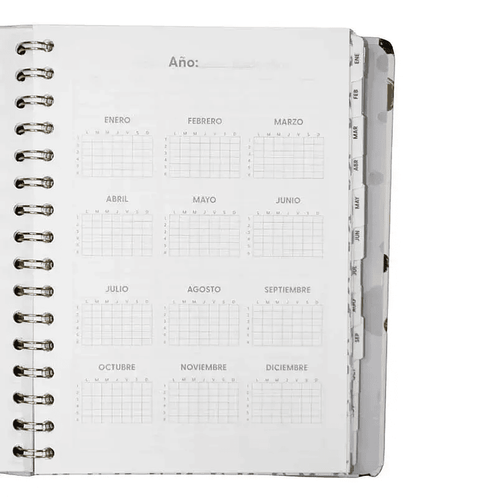 PLANNER ASCOTT CLASSIC C/ESP RECUBIERTO 17X22CM  3