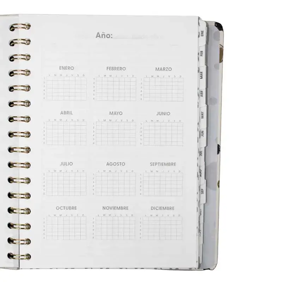 PLANNER ASCOTT CLASSIC C/ESP RECUBIERTO 17X22CM  3