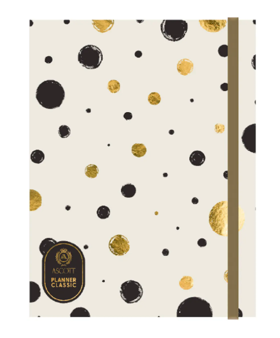 PLANNER ASCOTT CLASSIC C/ESP RECUBIERTO 17X22CM  1