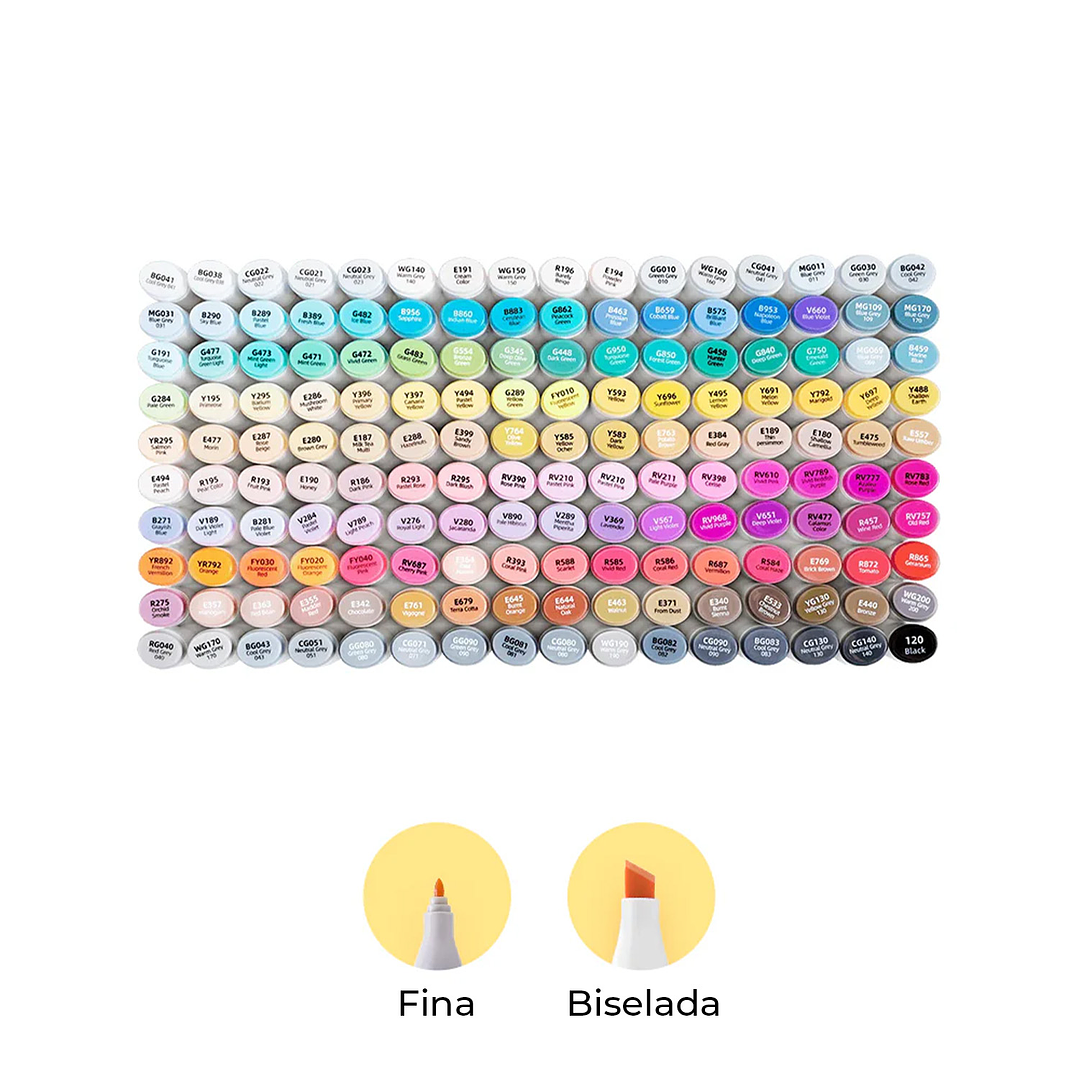 OHUHU 160 MARCADORES DE ALCOHOL + 1 BLENDER FINA Y BISELADA  5