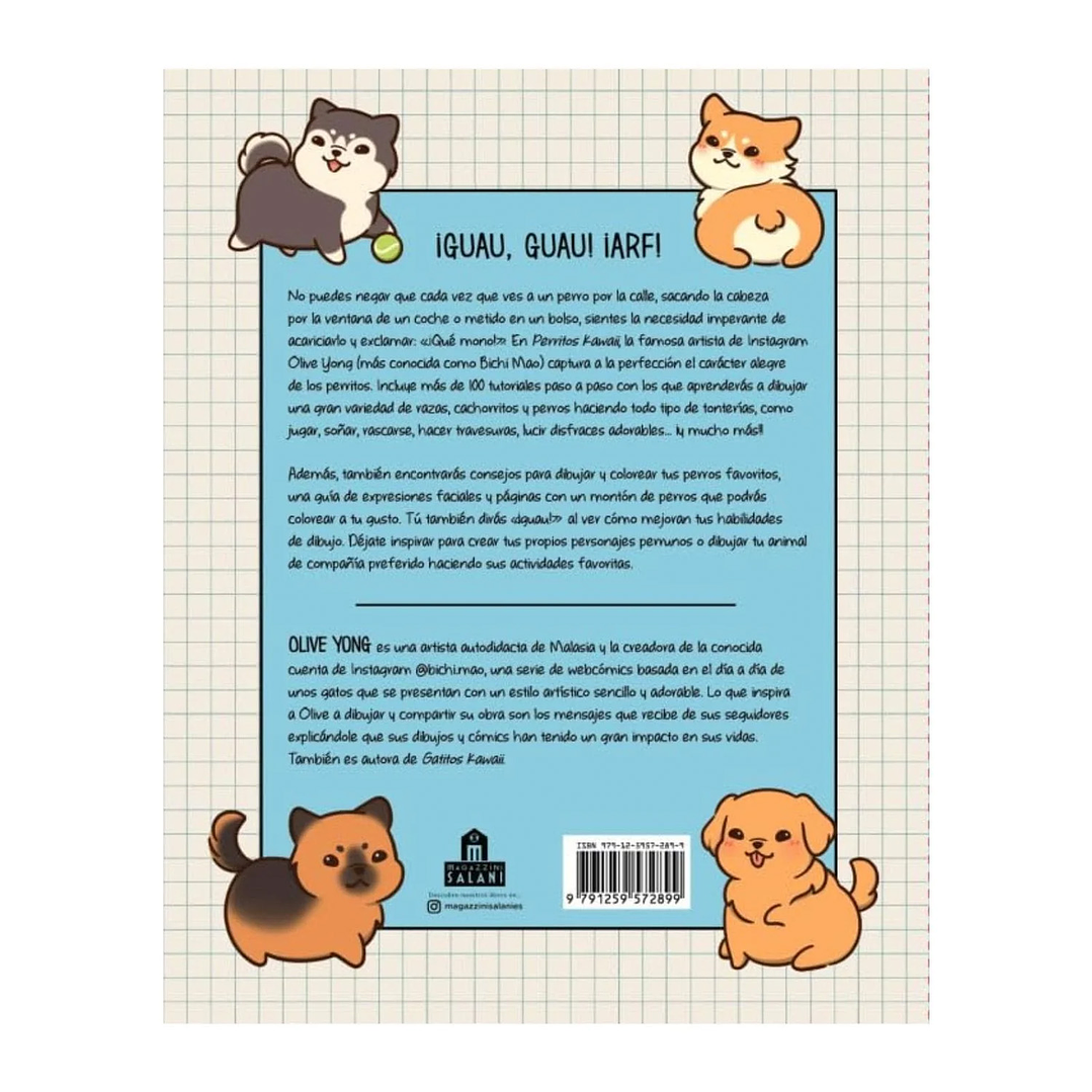 APRENDE A DIBUJAR PERRITOS KAWAII  6