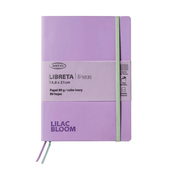 LIBRETA LISA A5 PASTEL  1