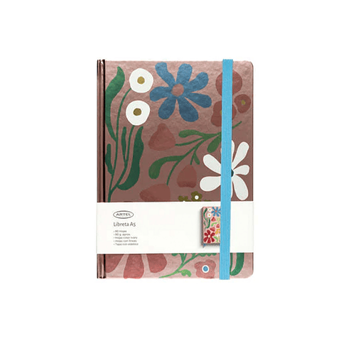 LIBRETA A5 FLORES 