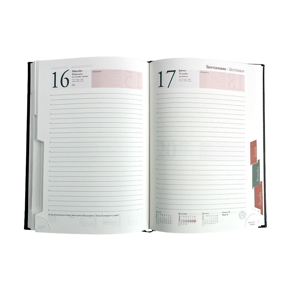 AGENDA ASCOTT PRESIDENTE CLASICA NEGRO  2
