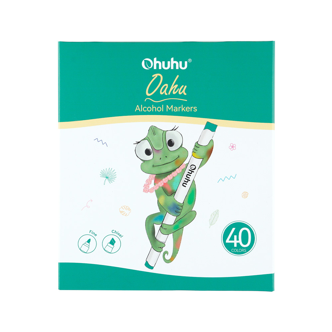 OHUHU 40 MARCADORES DE ALCOHOL + 1 BLENDER FINA Y BISELADA  4