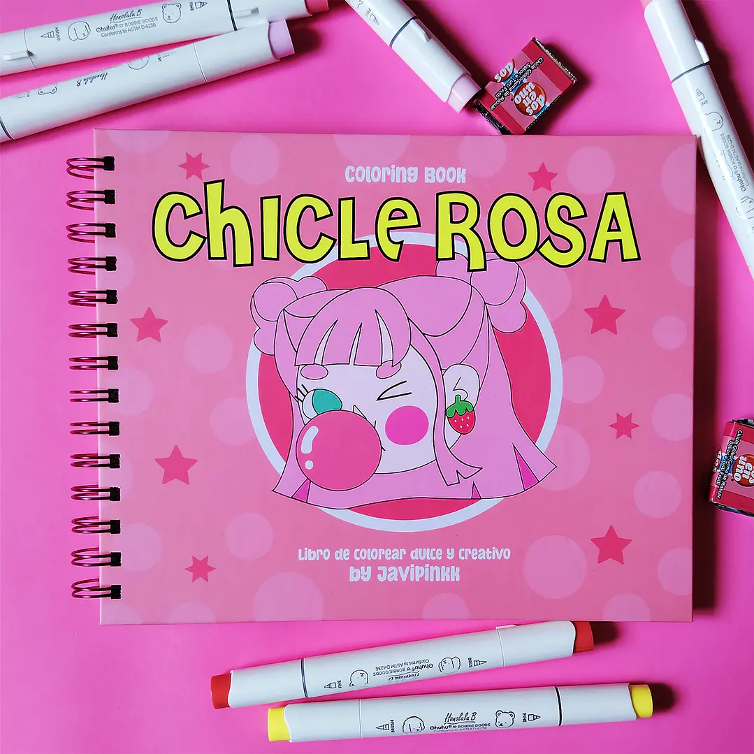 LIBRO CHICLE ROSA