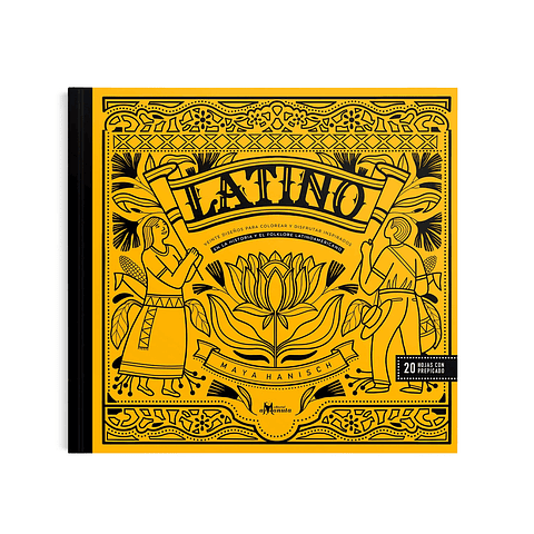 LIBRO PARA COLOREAR LATINO 