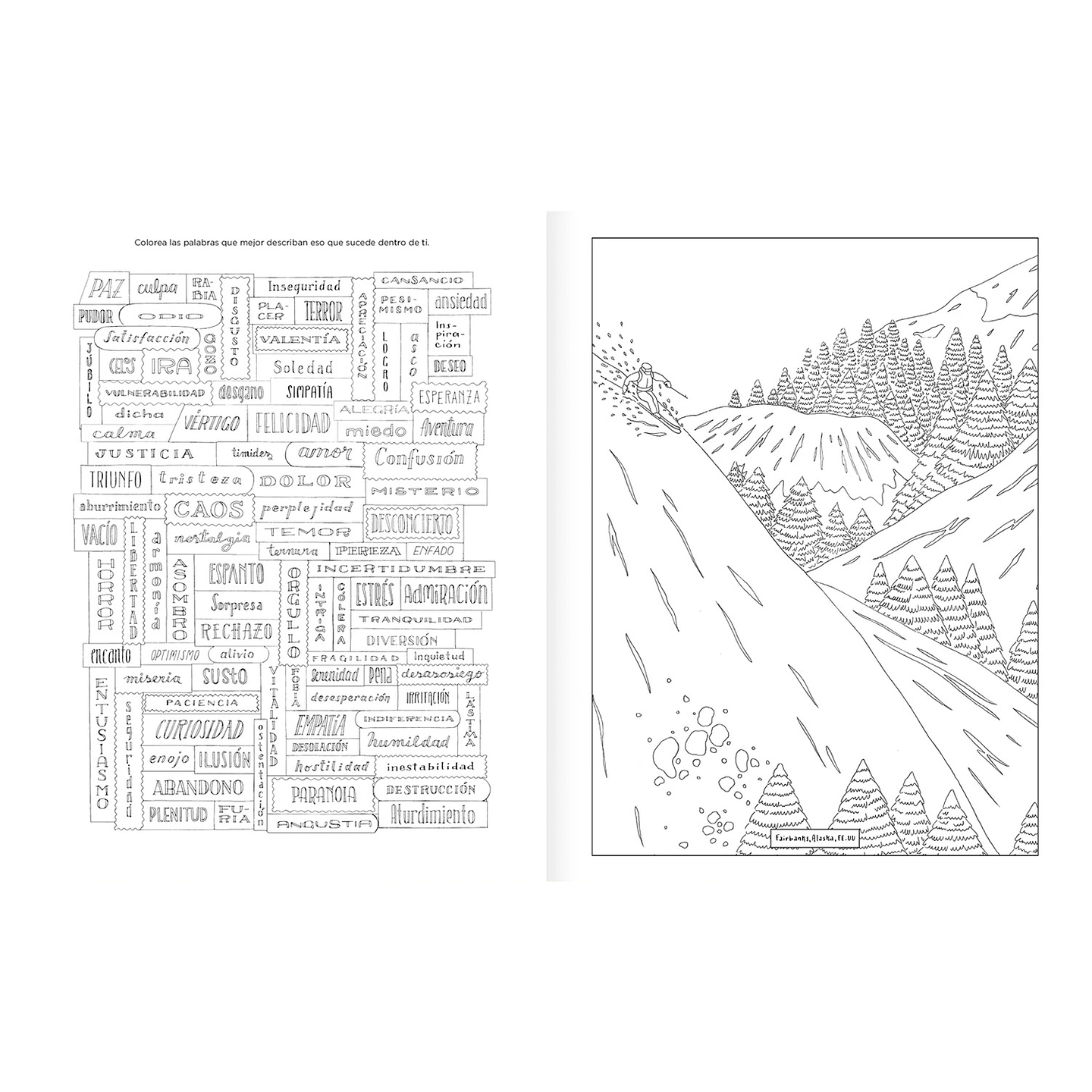 LIBRO PARA COLOREAR VIAJE DE EMOCIONES  2