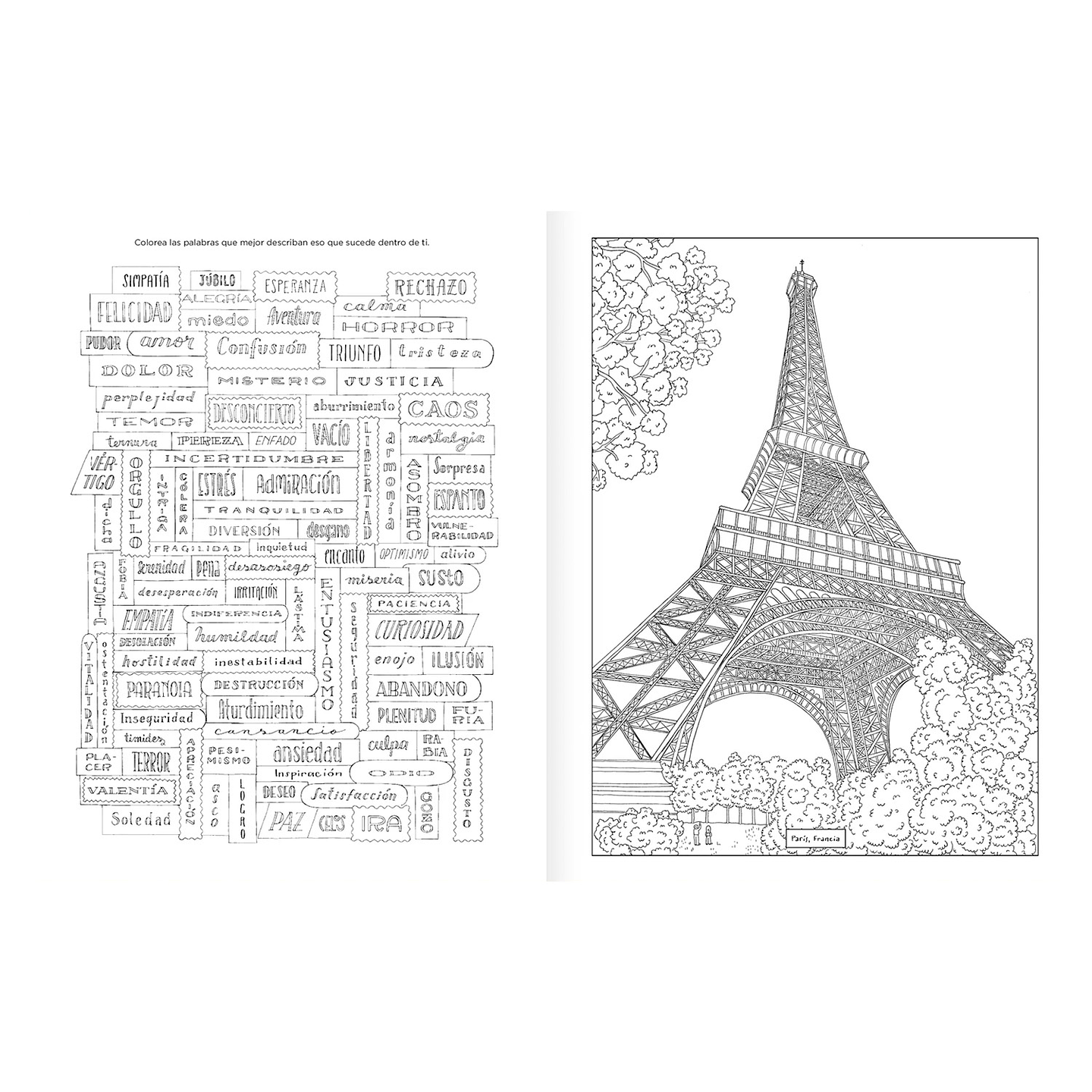 LIBRO PARA COLOREAR VIAJE DE EMOCIONES  3