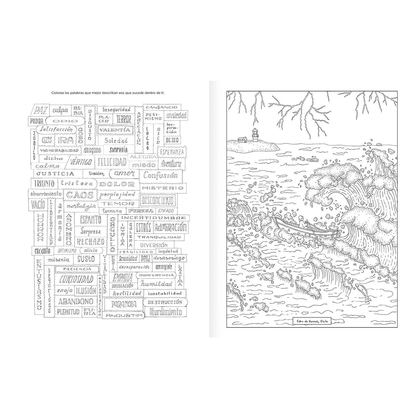 LIBRO PARA COLOREAR VIAJE DE EMOCIONES  4