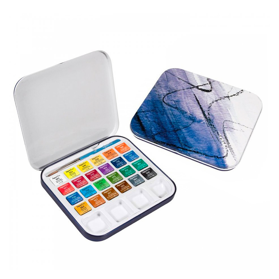 ACUARELA AQUAFINE SET 24 COLORES DALER ROWNEY  4