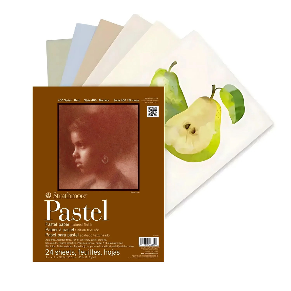 STRATHMORE 400 SERIES - BLOCK PASTEL 118 G/M2  3