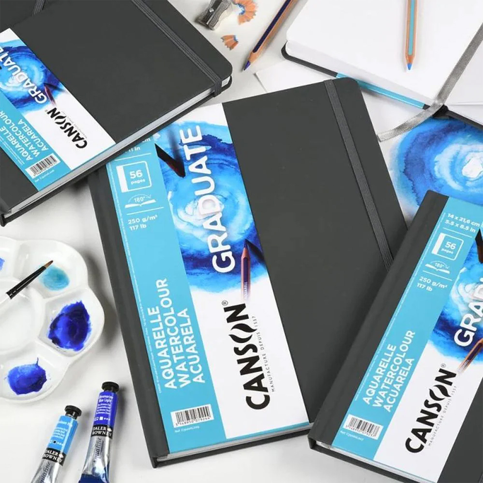 CANSON GRADUATE ARTBOOK ACUARELA (21,6 X CM) 56 PÁGINAS DE 250 GSM  4