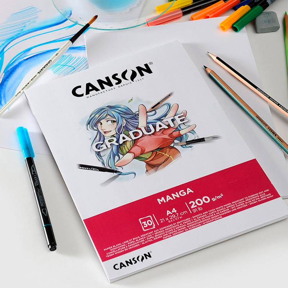 CANSON GRADUATE PAD MANGA A3 (29,7 X 42 CM) 30 HOJAS  3