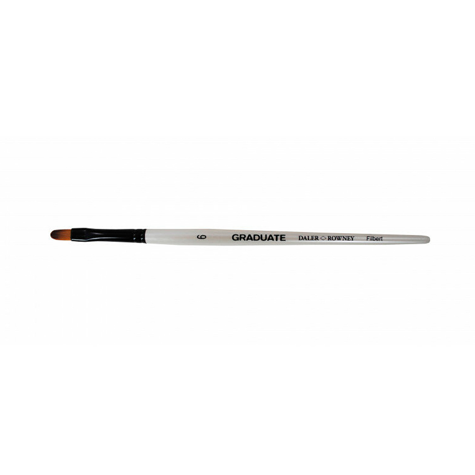 DALER ROWNEY PINCEL GRADUATE SINTETICO LENGUA DE GATO MANGO CORTO 6  2