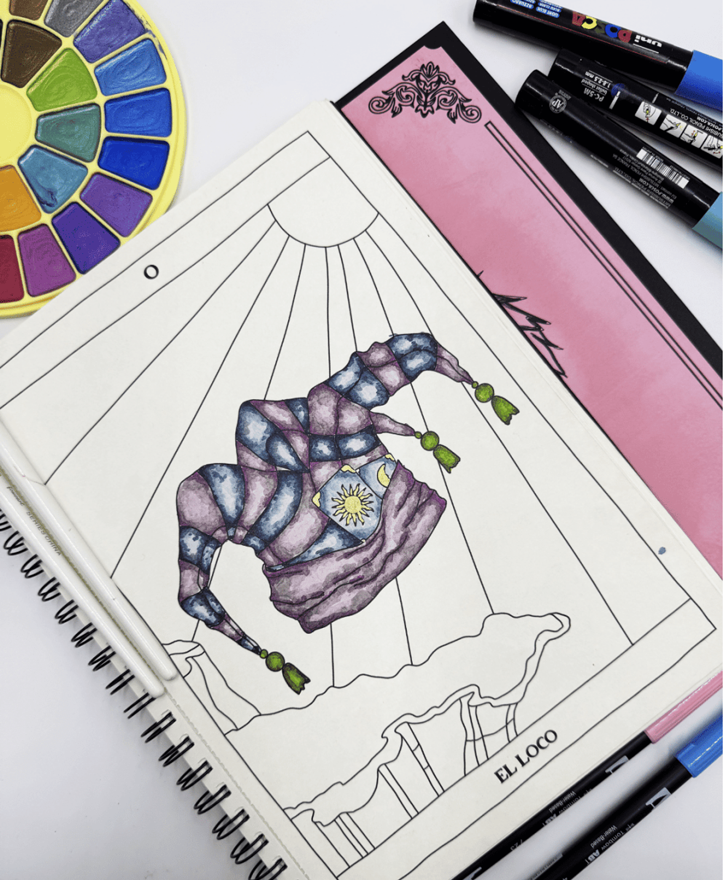 TAROT PARA COLOREAR  4