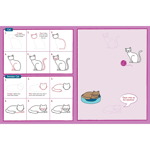 LIBRO APRENDE A DIBUJAR MASCOTAS 