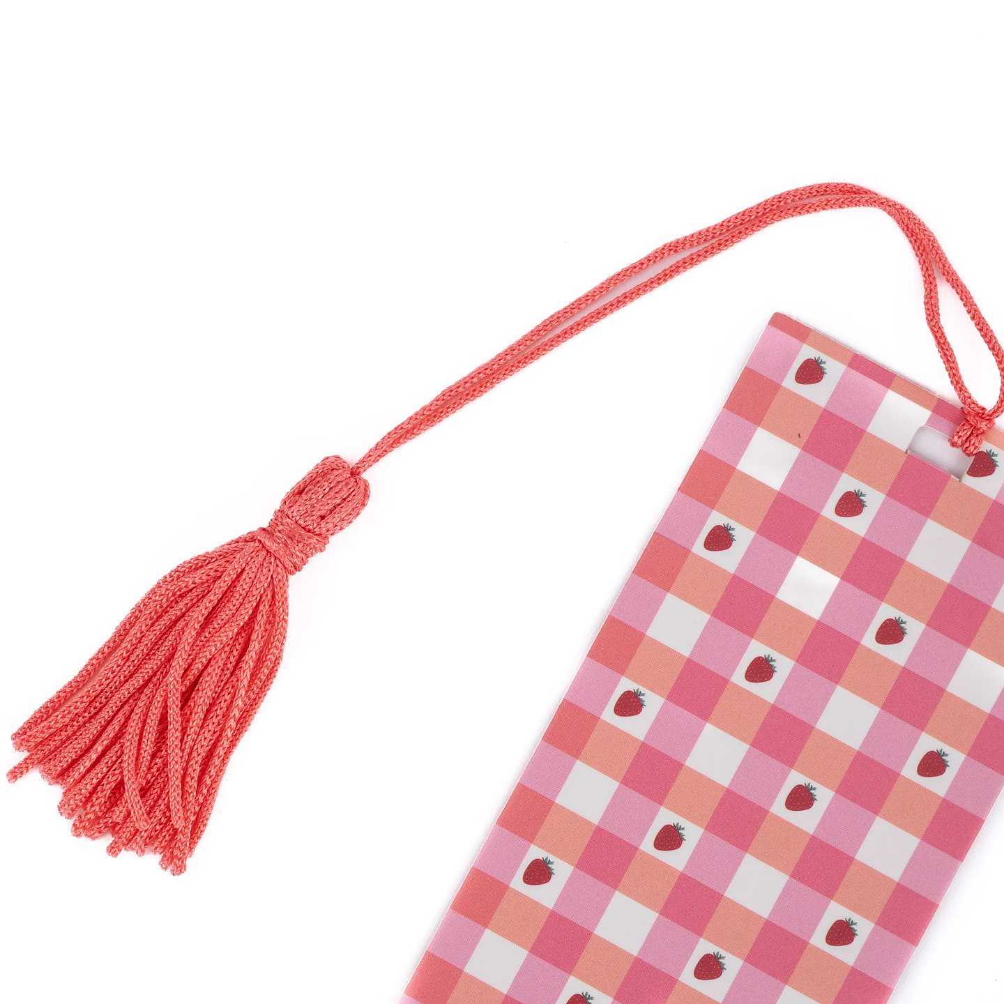 MARCAPÁGINAS FLORES Y FRUTILLAS ROSAS  3