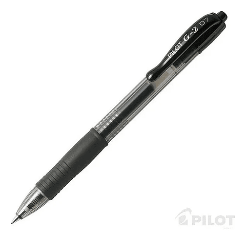 LAPIZ TINTA GEL G-2 0.7 NEGRO PILOT 