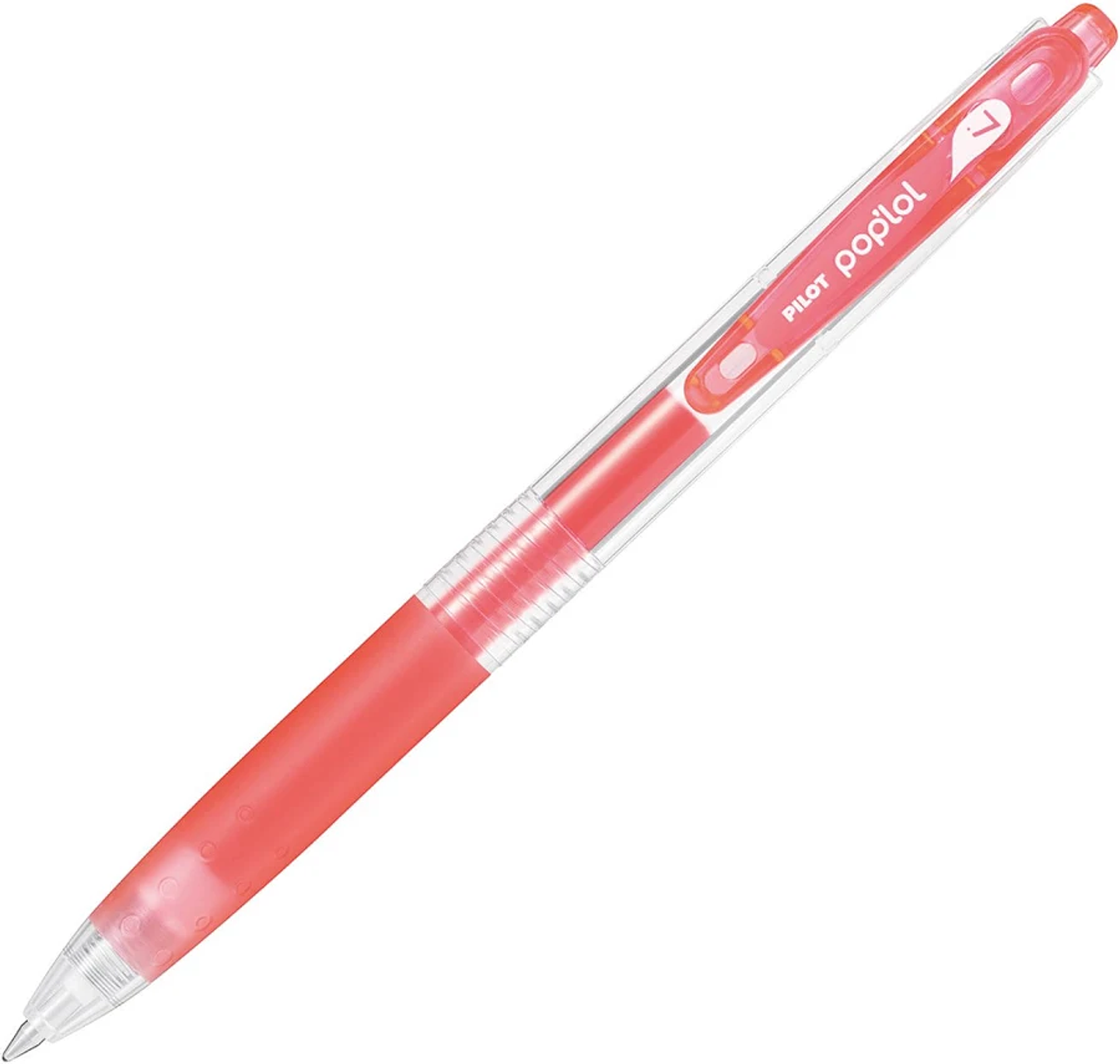 LAPIZ GEL PILOT POPLOL 0,7 MM NEON ROJO  1