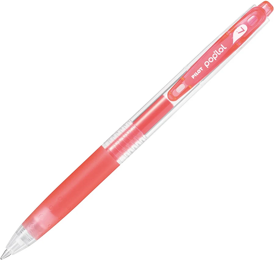 LAPIZ GEL PILOT POPLOL 0,7 MM NEON ROJO  1