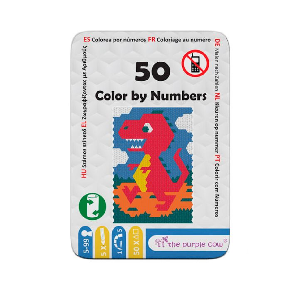 50 COLOREAR POR NÚMEROS  1