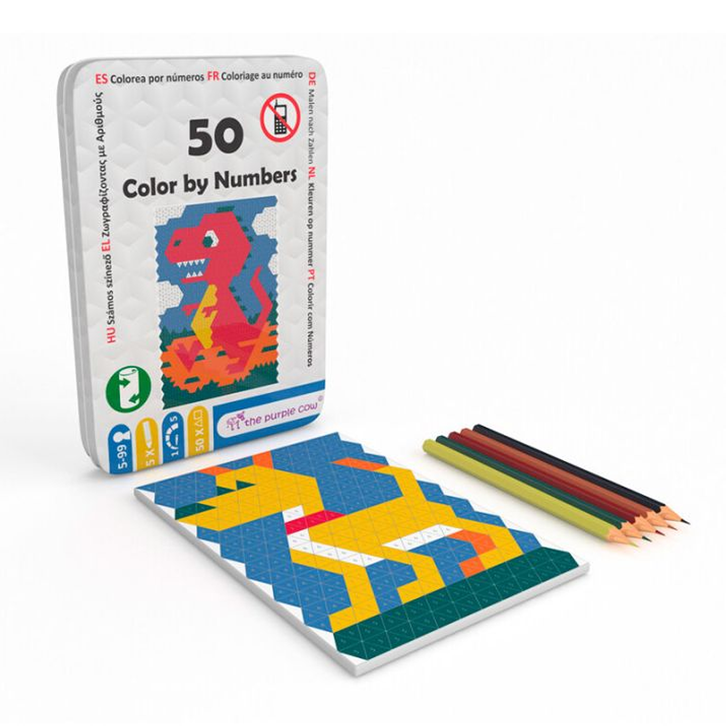 50 COLOREAR POR NÚMEROS  2