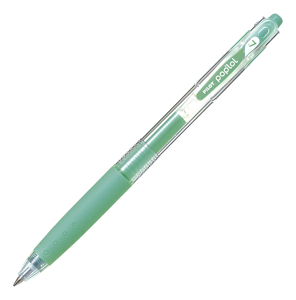 LAPIZ GEL PILOT POPLOL 0,7 MM VERDE PASTEL  1