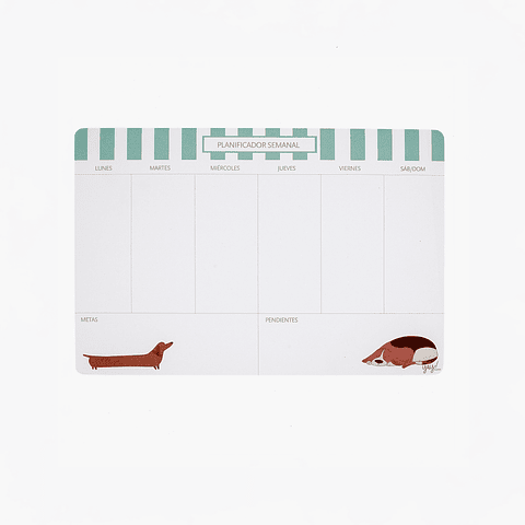 PLANIFICADOR SEMANAL PERROS 