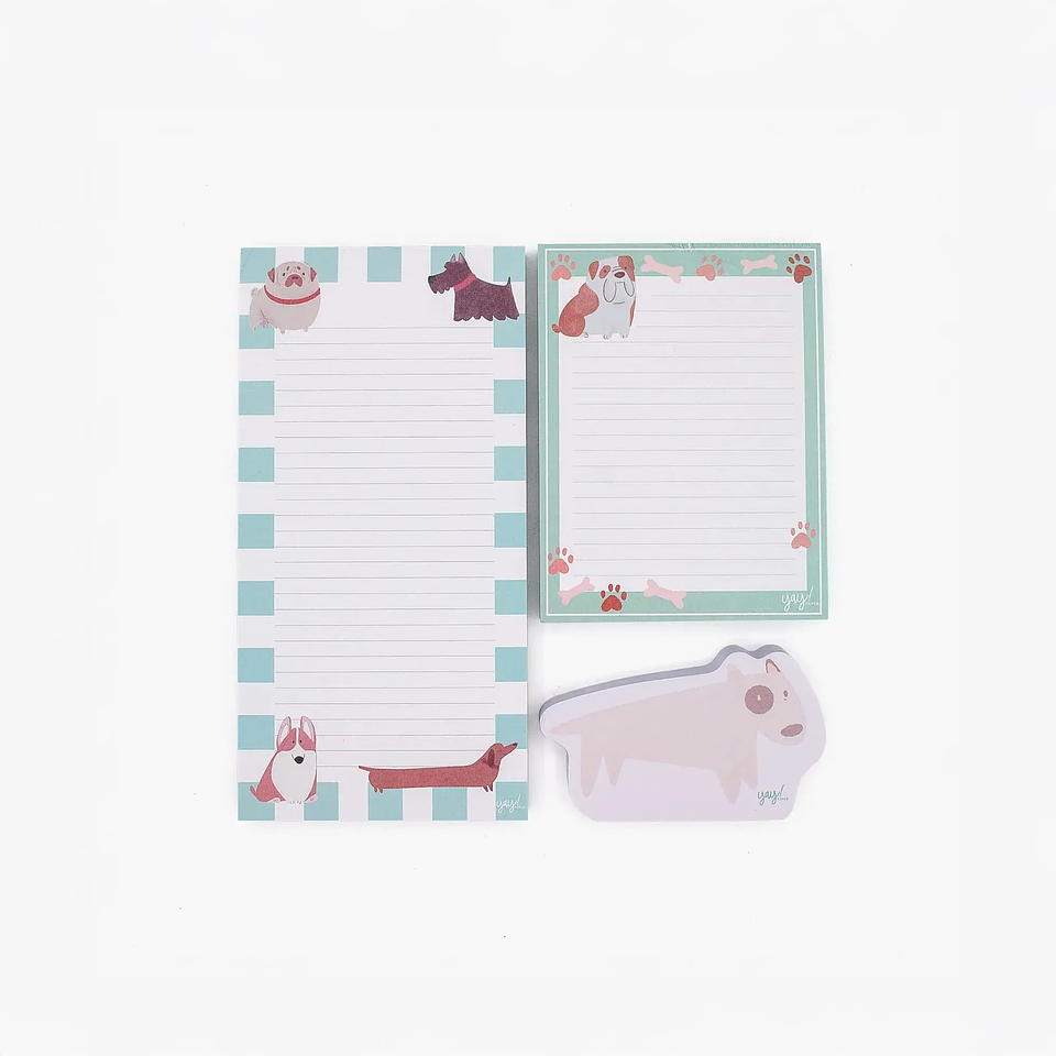 SET DE TACO DE NOTAS PERROS  2