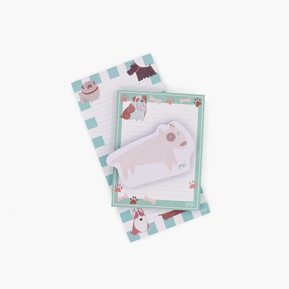 SET DE TACO DE NOTAS PERROS  3