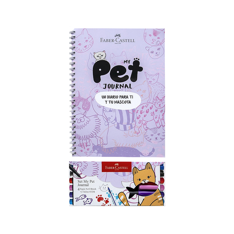 SET PET JOURNAL CAT (DIARIO DE MI GATO) +(2 TRILUX + 4 SUPERSOFT)  1