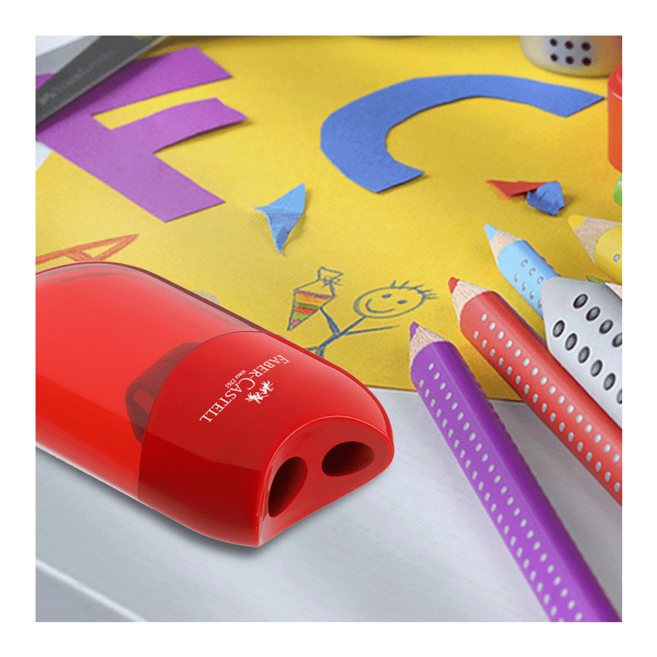 SACAPUNTA DOBLE DEPOSITO FABER CASTELL  2