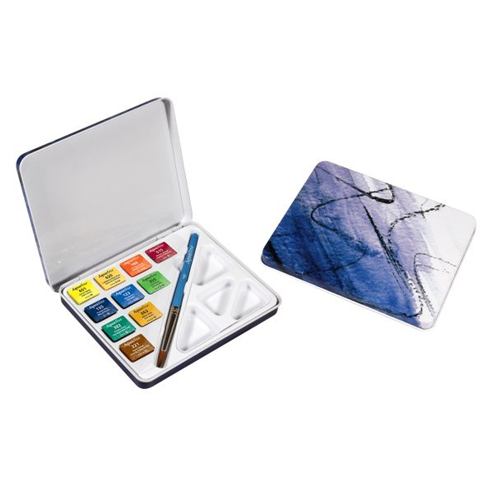 ACUARELA AQUAFINE SET 10 COLORES DALER ROWNEY  1