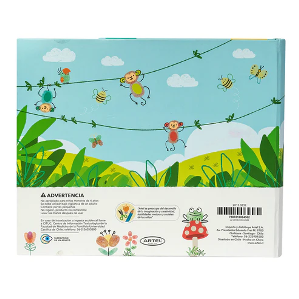 LIBRO DE DIBUJOS CON HUELLAS DACTILARES ARTEL  6