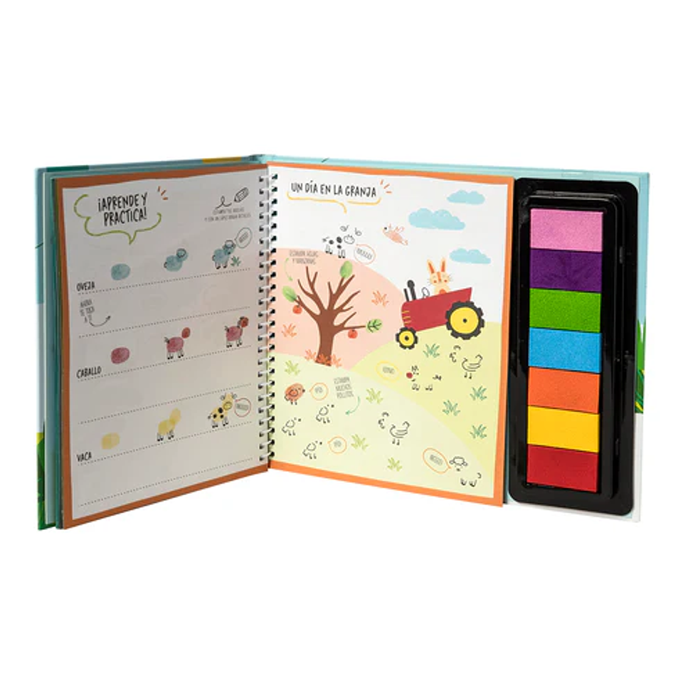 LIBRO DE DIBUJOS CON HUELLAS DACTILARES ARTEL  4