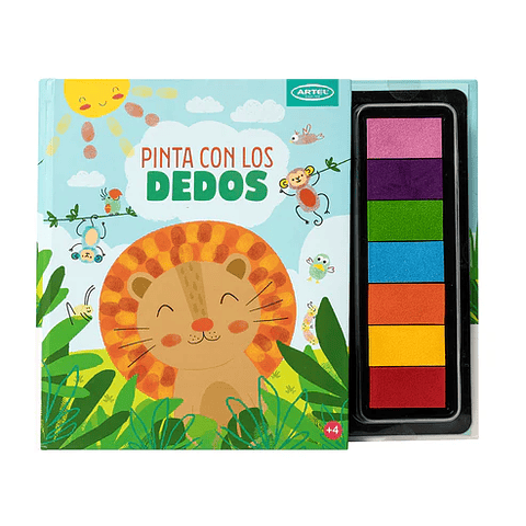 LIBRO DE DIBUJOS CON HUELLAS DACTILARES ARTEL 
