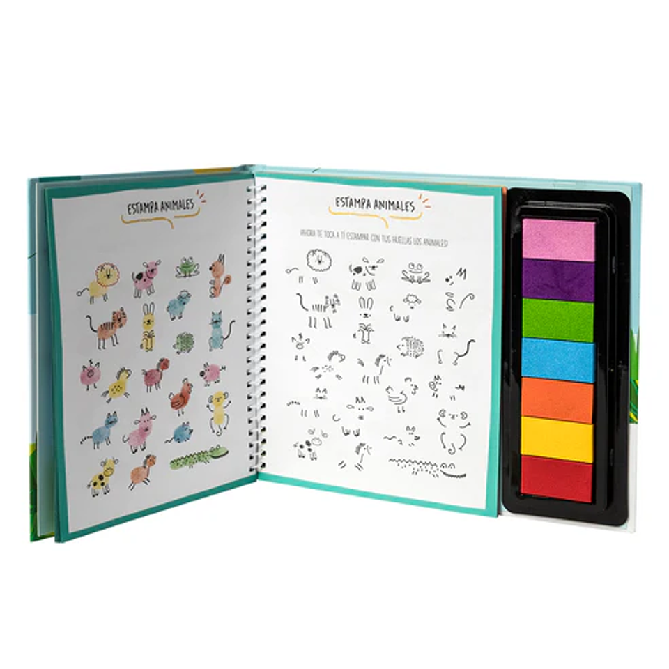 LIBRO DE DIBUJOS CON HUELLAS DACTILARES ARTEL  5